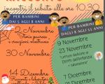L'Ora del racconto, laboratori per bambini presso la Biblioteca Comunale, da sabato prossimo, con tante storie, anche di paura!!!!